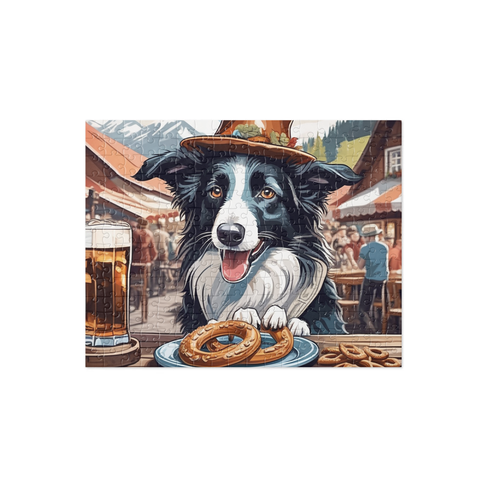 PugMug Custom Border Collie Jigsaw Puzzle
