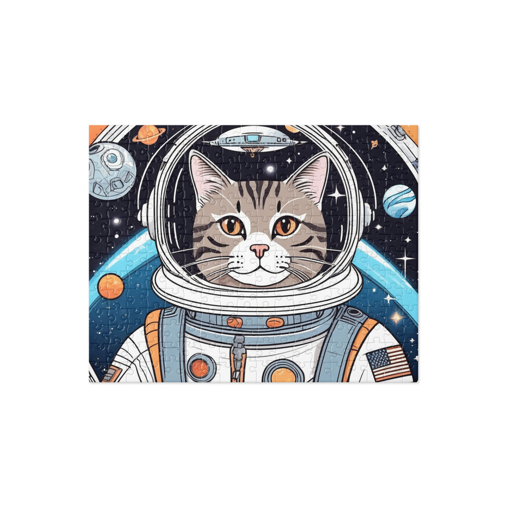 PugMug Custom Tabby Companion Cat Jigsaw Puzzle