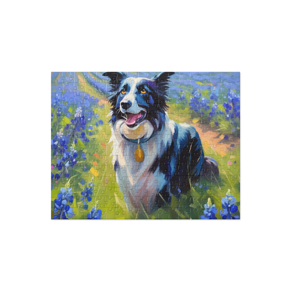 PugMug Custom Border Collie Jigsaw Puzzle