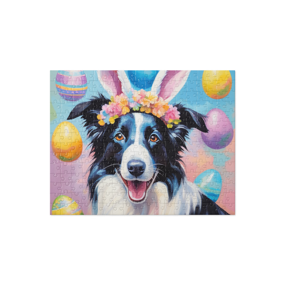 PugMug Custom Border Collie Jigsaw Puzzle