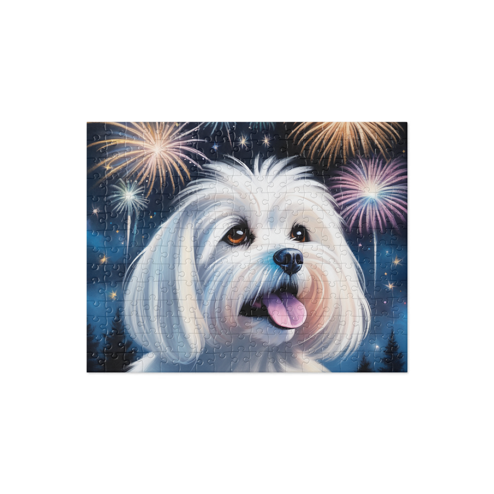 PugMug Custom Maltese Dog Jigsaw Puzzle
