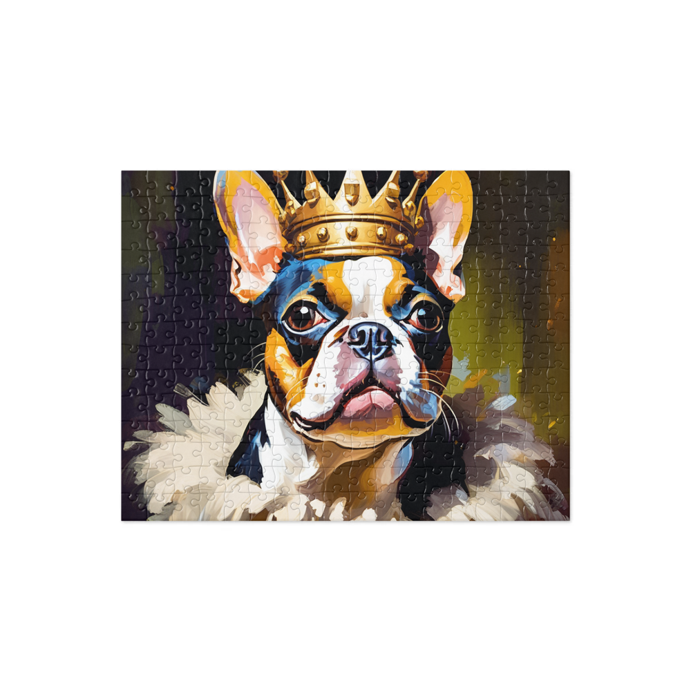 PugMug Custom Boston Terrier Jigsaw Puzzle