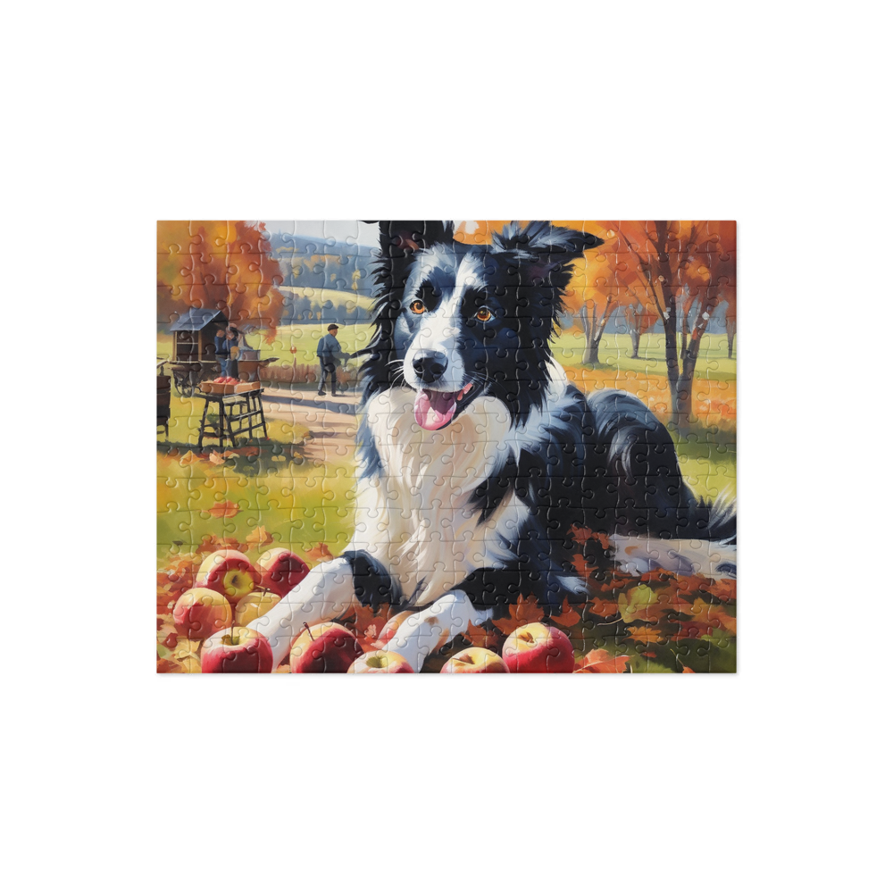 PugMug Custom Border Collie Jigsaw Puzzle