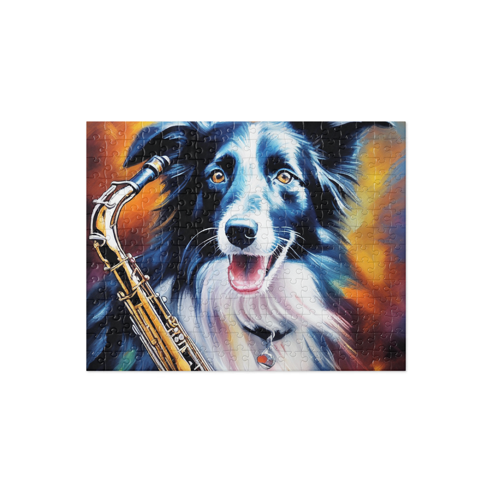 PugMug Custom Border Collie Jigsaw Puzzle