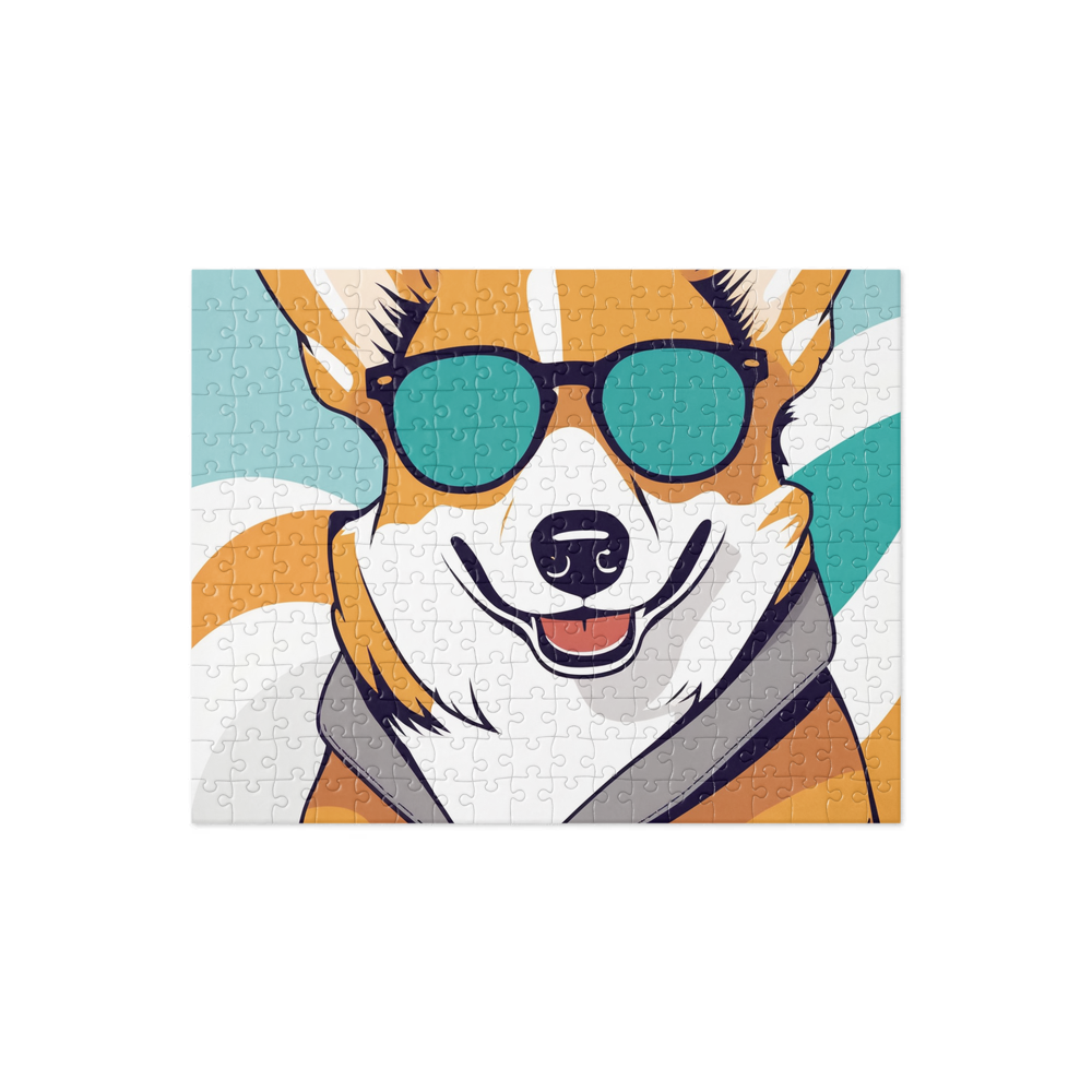 PugMug Custom Pembroke Welsh Corgi Jigsaw Puzzle