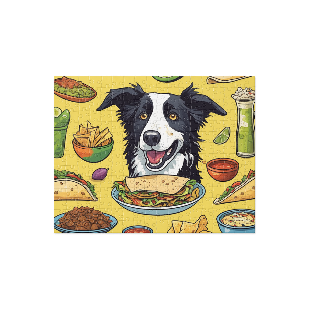 PugMug Custom Border Collie Jigsaw Puzzle