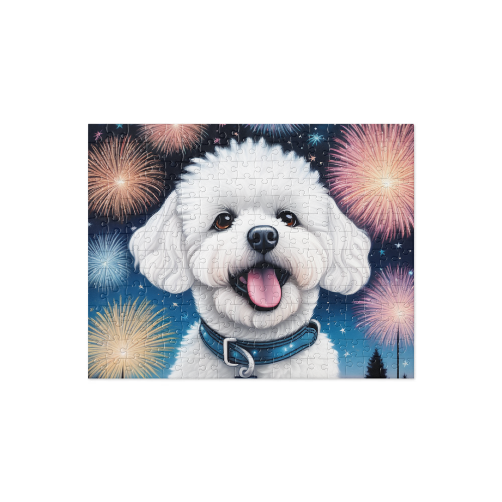 PugMug Custom Bichons Frise Jigsaw Puzzle