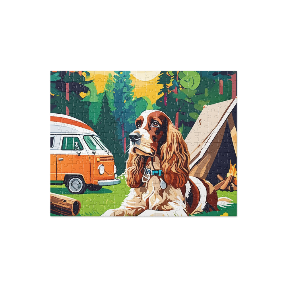 PugMug Custom English Cocker Spaniel Jigsaw Puzzle