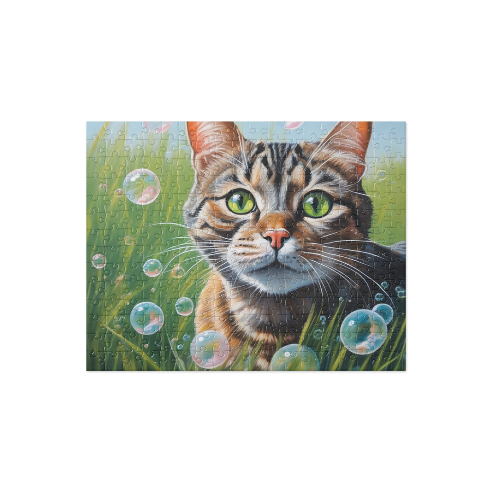 PugMug Custom Tabby Companion Cat Jigsaw Puzzle