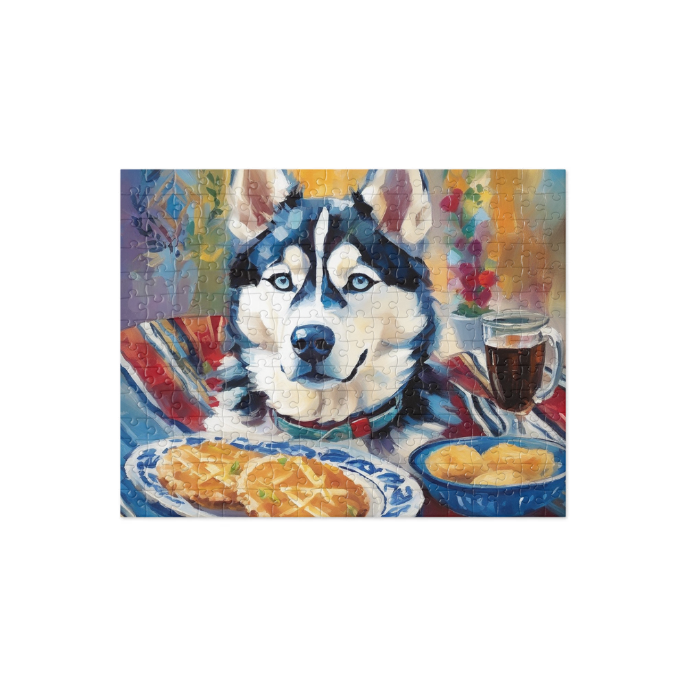 PugMug Custom Siberian Husky Jigsaw Puzzle