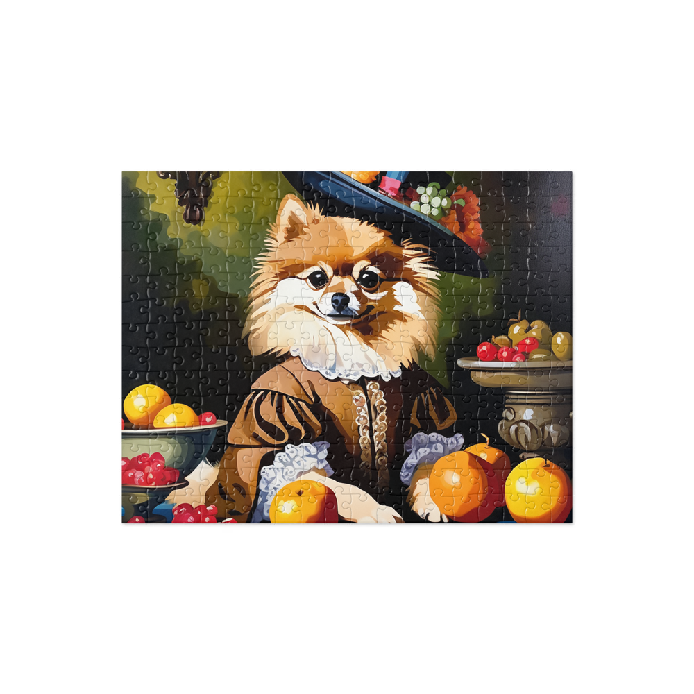 PugMug Custom Tan Pomeranian Jigsaw Puzzle