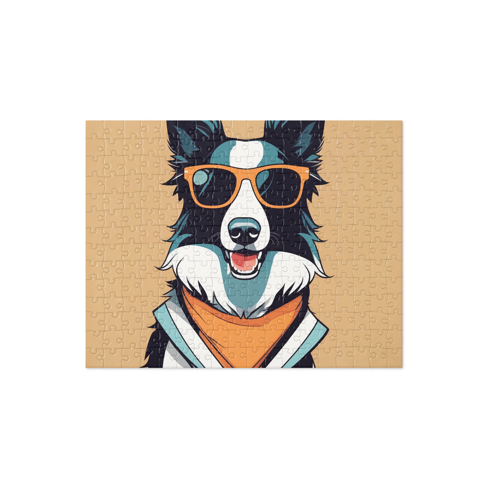 PugMug Custom Border Collie Jigsaw Puzzle