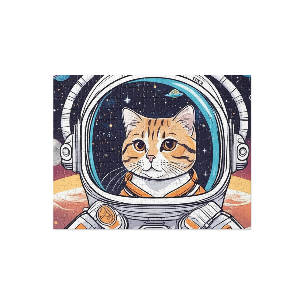 PugMug Custom Tabby Scottish Fold Cat Jigsaw Puzzle