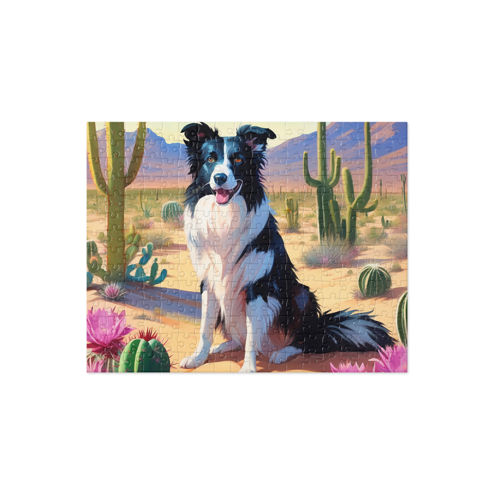 PugMug Custom Border Collie Jigsaw Puzzle