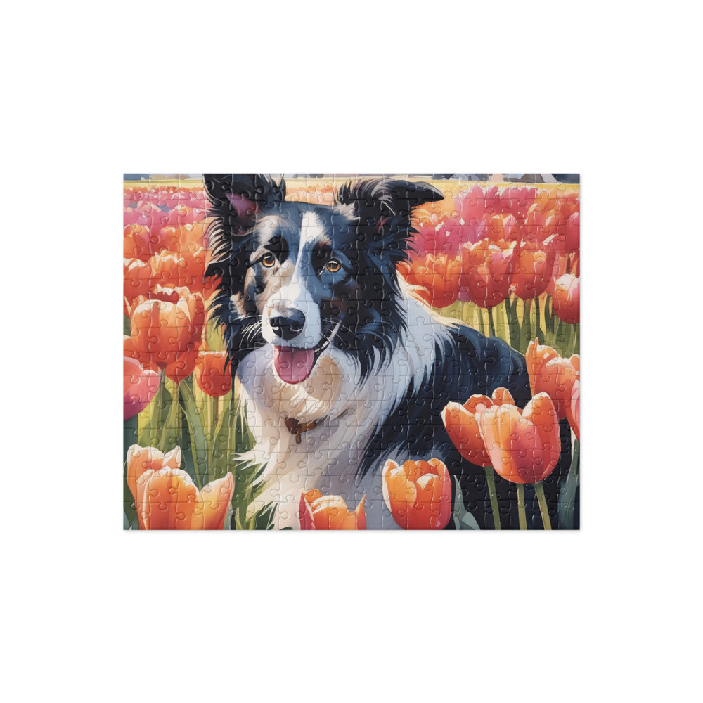 PugMug Custom Border Collie Jigsaw Puzzle