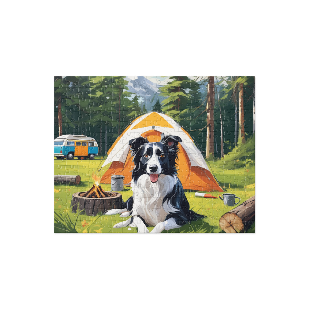 PugMug Custom Border Collie Jigsaw Puzzle
