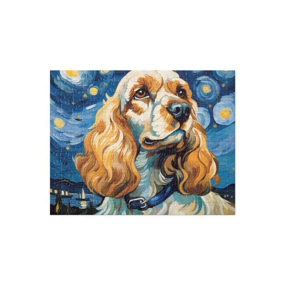 PugMug Custom Cocker Spaniel Jigsaw Puzzle