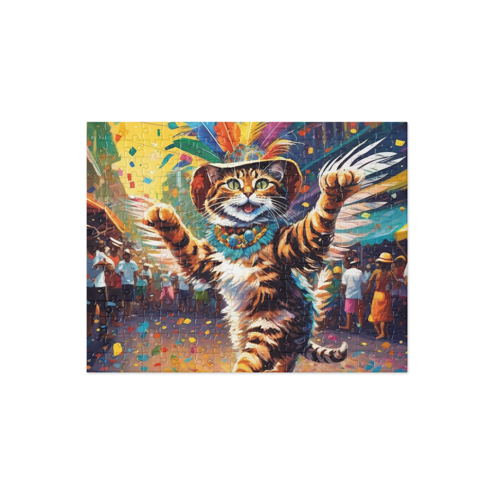 PugMug Custom Tabby Exotic Cat Jigsaw Puzzle