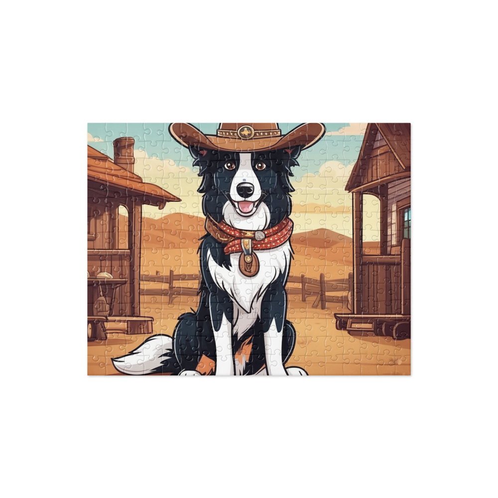 PugMug Custom Border Collie Jigsaw Puzzle