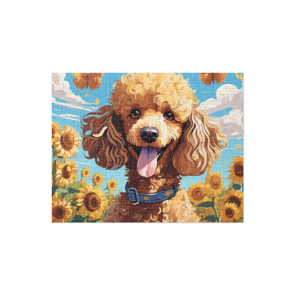 PugMug Custom Tan Poodle Jigsaw Puzzle