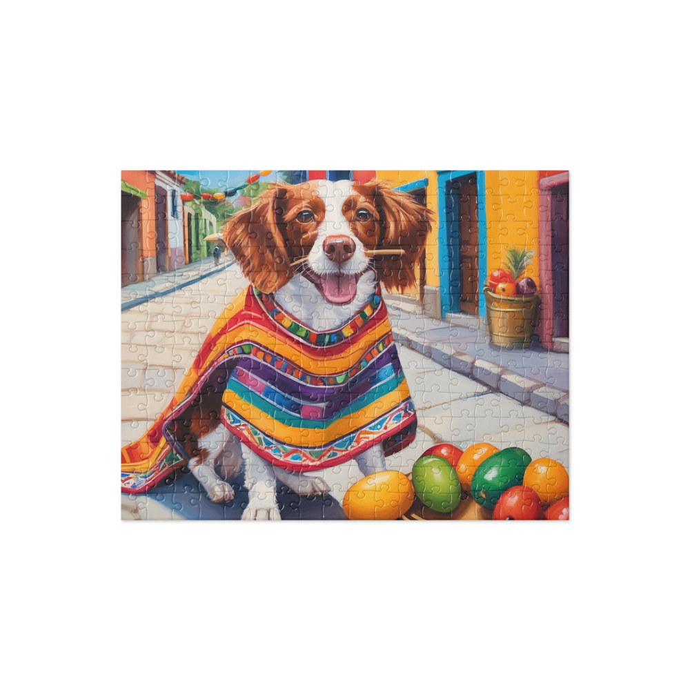 PugMug Custom Brittany Dog Jigsaw Puzzle