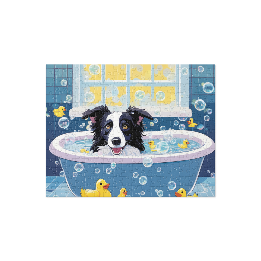 PugMug Custom Border Collie Jigsaw Puzzle