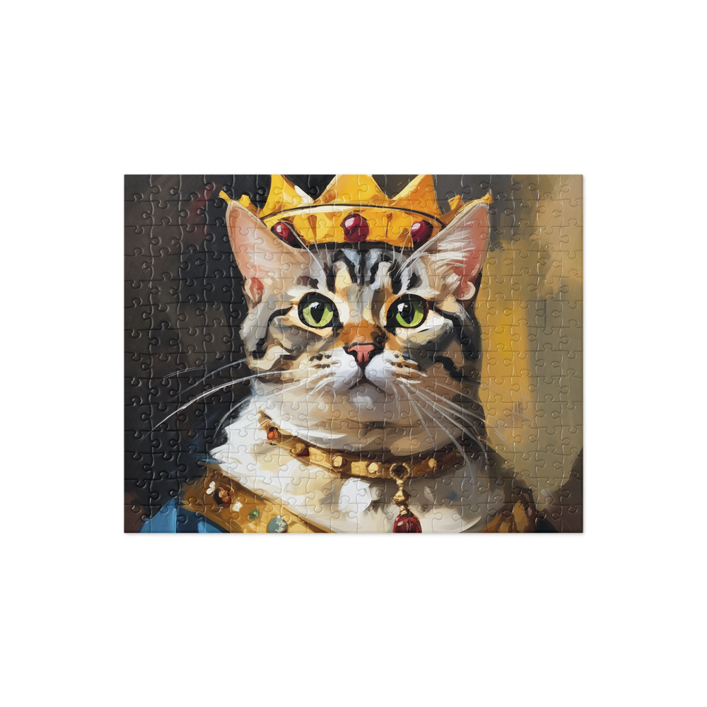 PugMug Custom Tabby American Shorthair Cat Jigsaw Puzzle