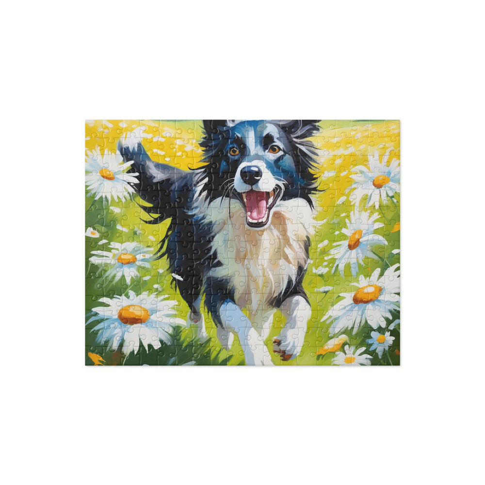 PugMug Custom Border Collie Jigsaw Puzzle