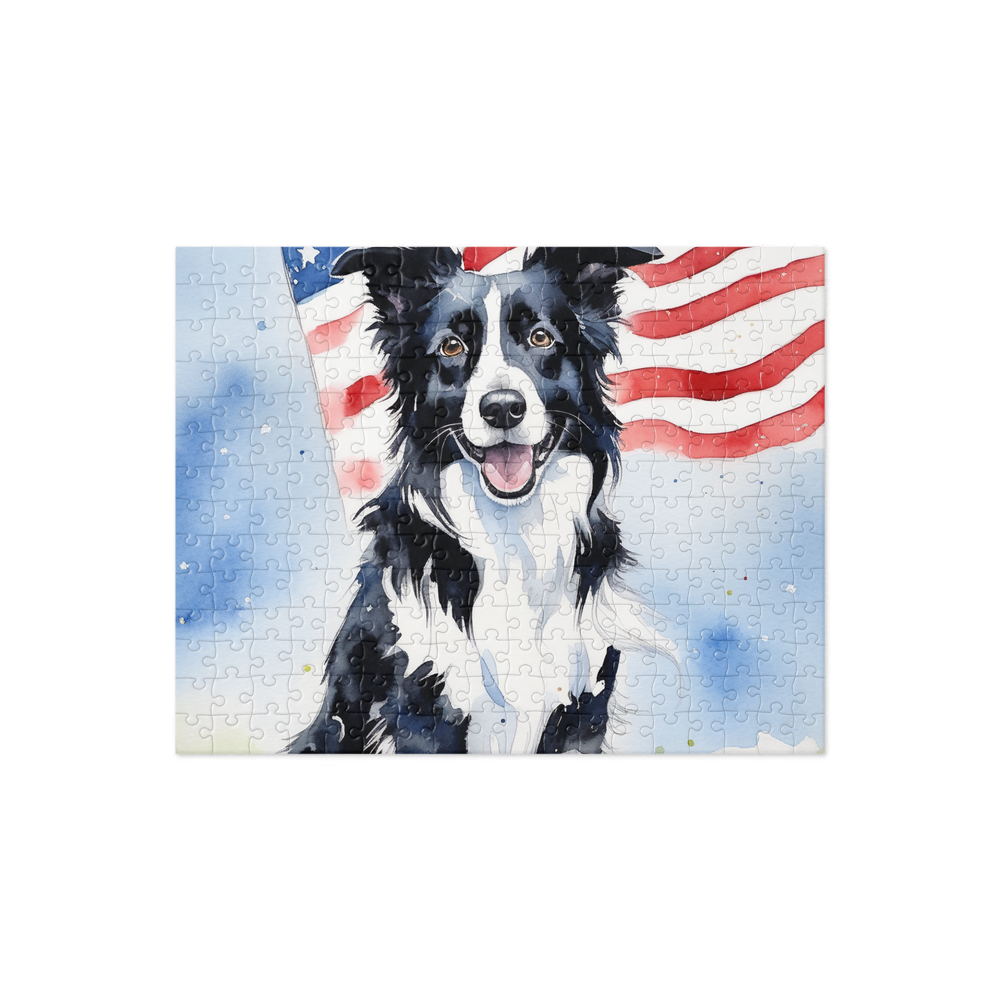 PugMug Custom Border Collie Jigsaw Puzzle