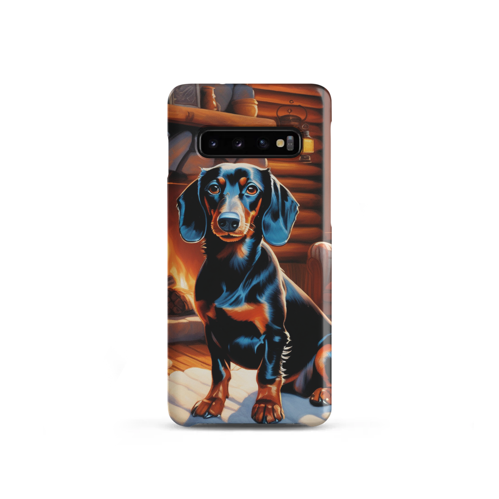 PugMug Custom Black Dachshund Samsung Case