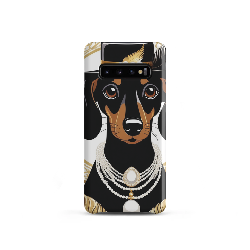 PugMug Custom Black Dachshund Samsung Case