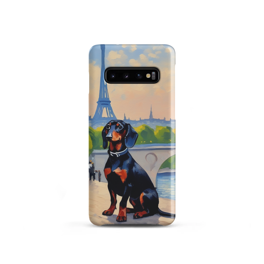 PugMug Custom Black Dachshund Samsung Case
