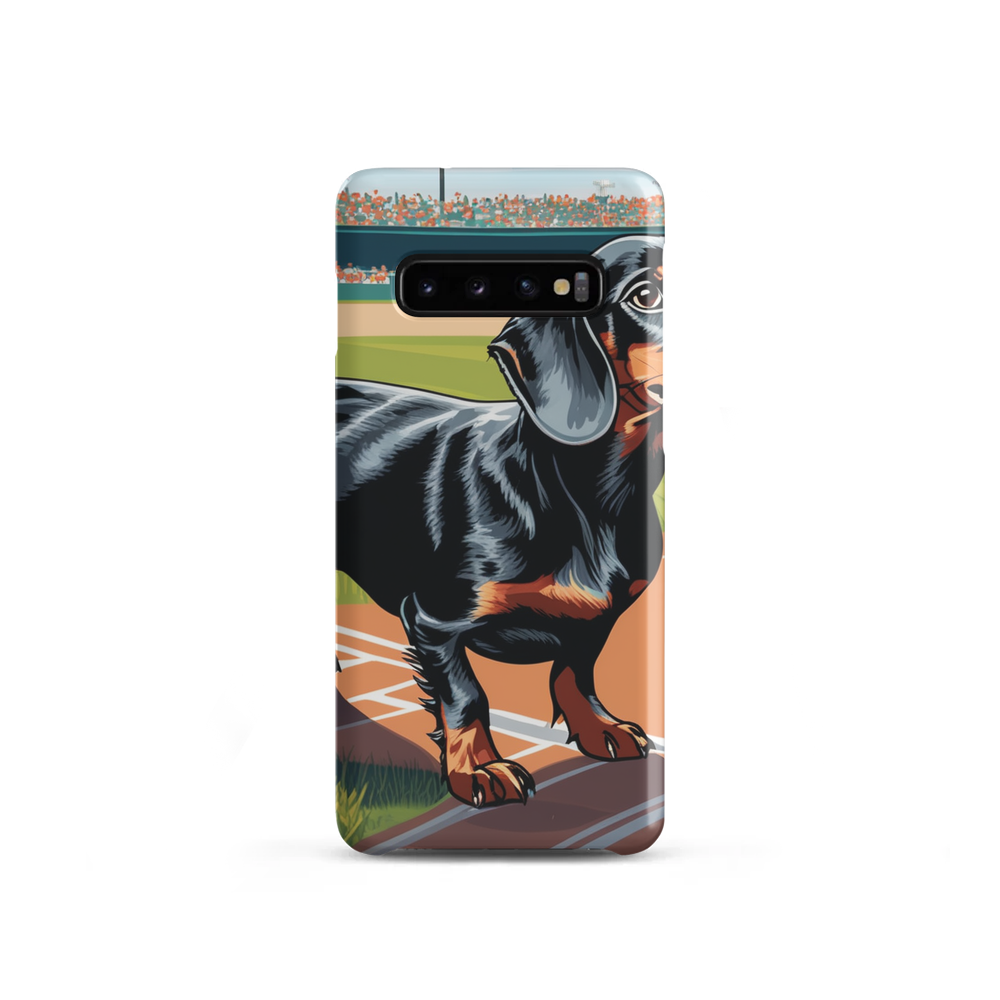 PugMug Custom Black Dachshund Samsung Case