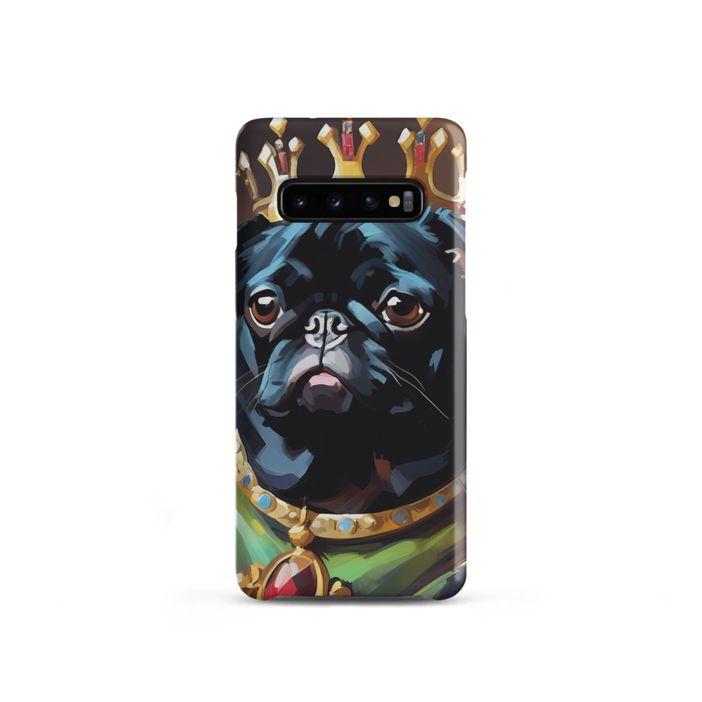 PugMug Custom Black Pug Samsung Case