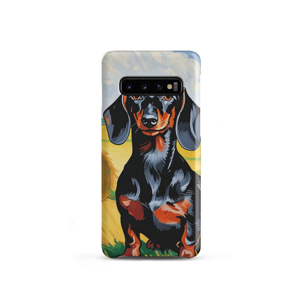 PugMug Custom Black Dachshund Samsung Case