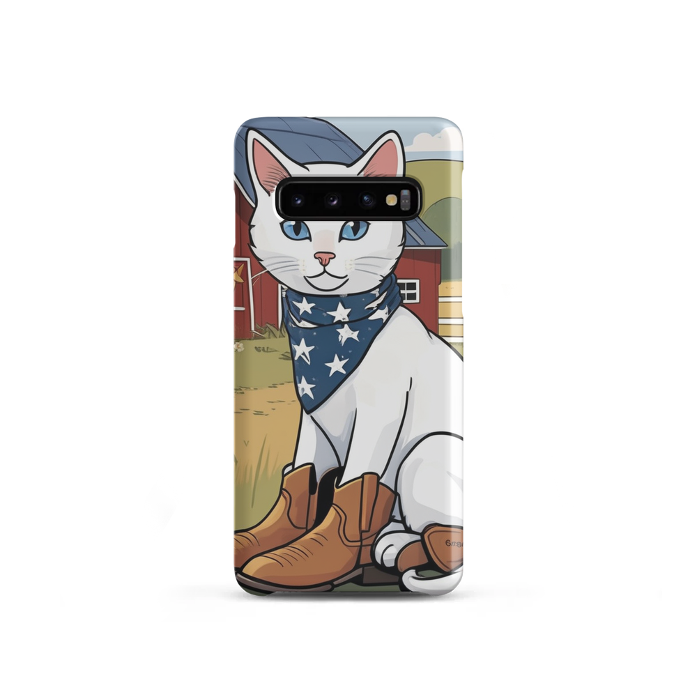 PugMug Custom White Companion Cat Samsung Case