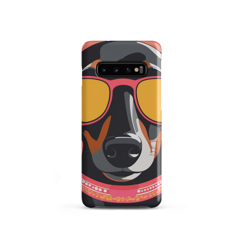PugMug Custom Black Dachshund Samsung Case