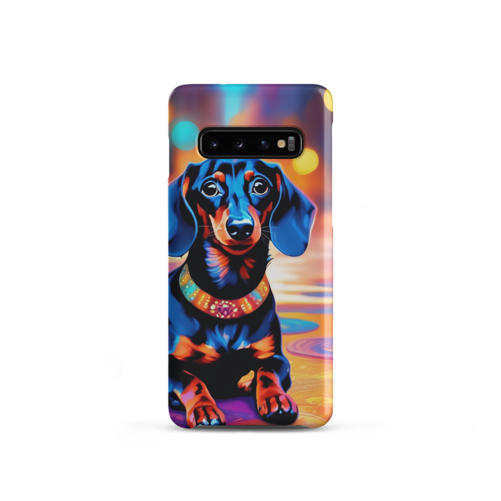 PugMug Custom Black Dachshund Samsung Case