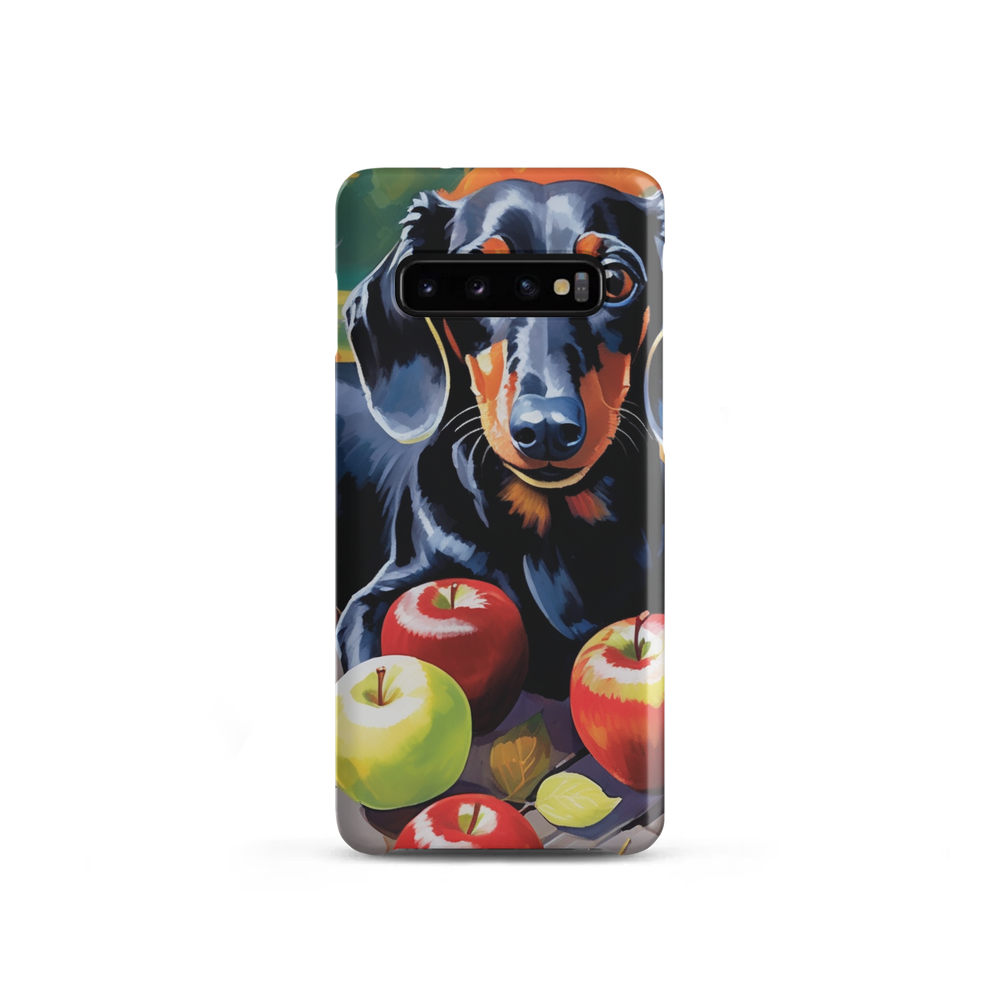 PugMug Custom Black Dachshund Samsung Case