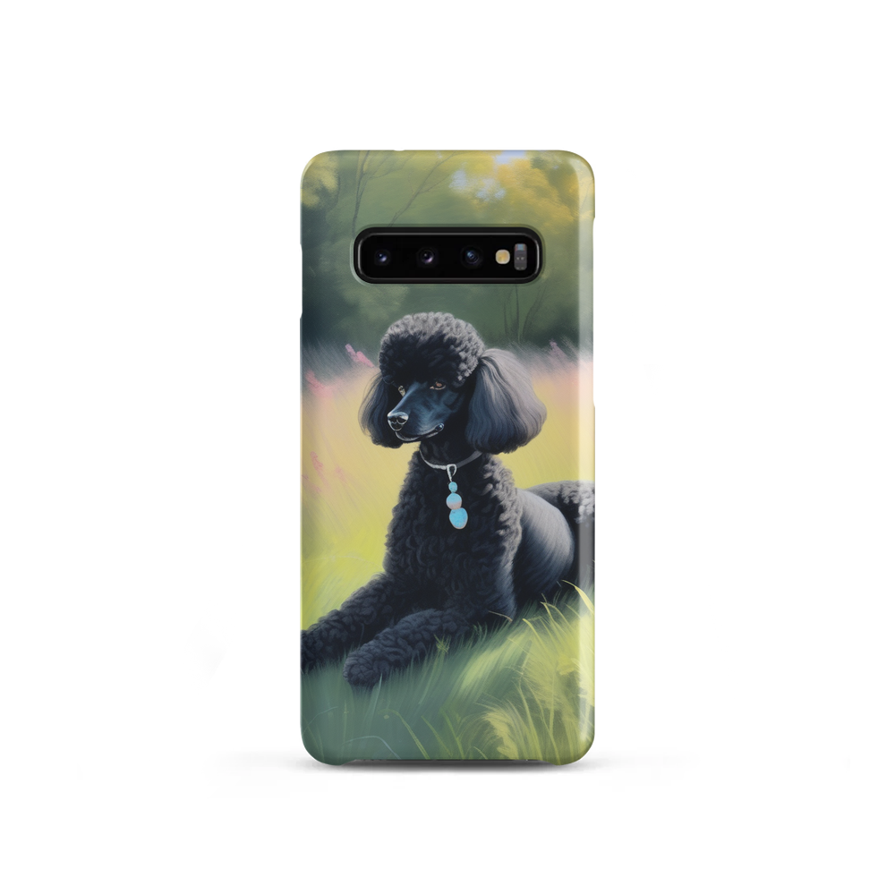PugMug Custom Black Poodle Samsung Case