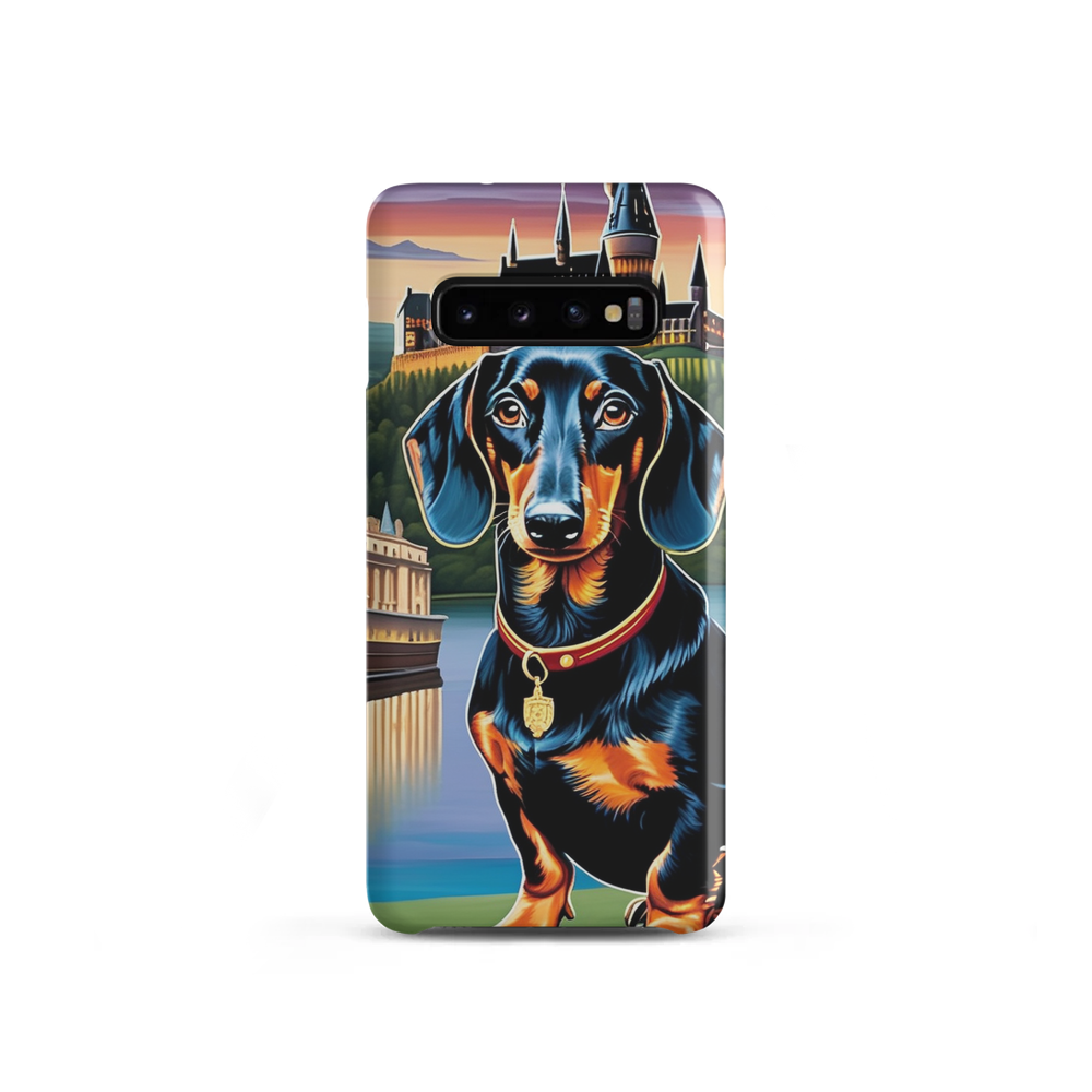 PugMug Custom Black Dachshund Samsung Case