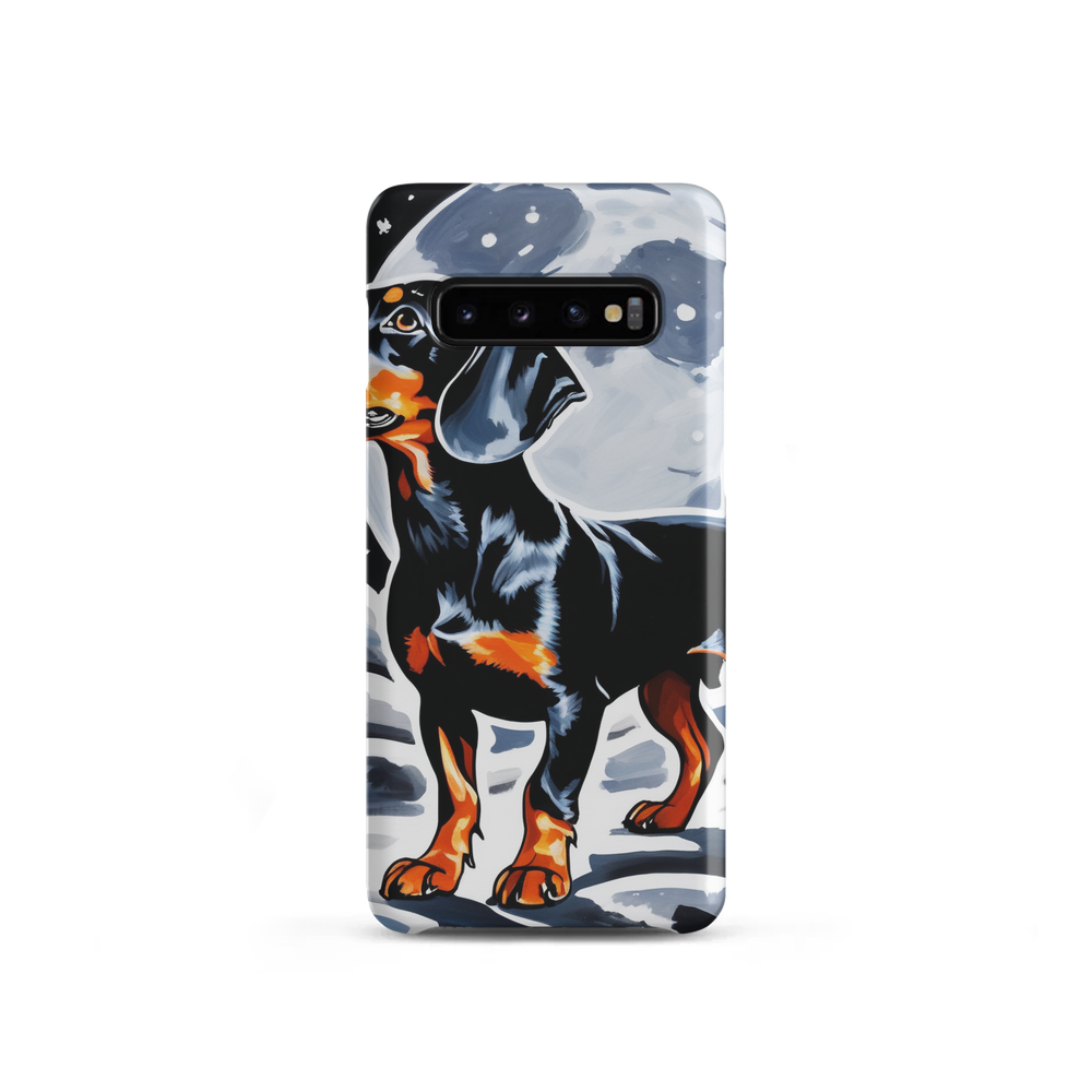 PugMug Custom Black Dachshund Samsung Case