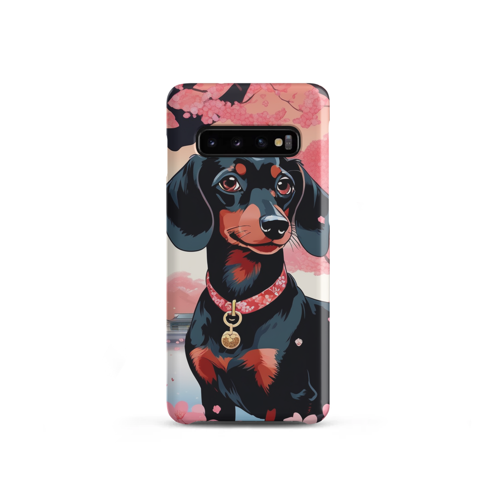 PugMug Custom Black Dachshund Samsung Case