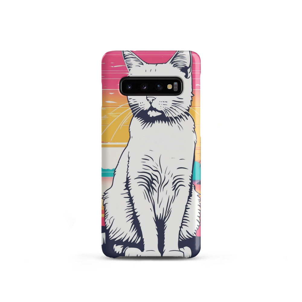 PugMug Custom White Companion Cat Samsung Case