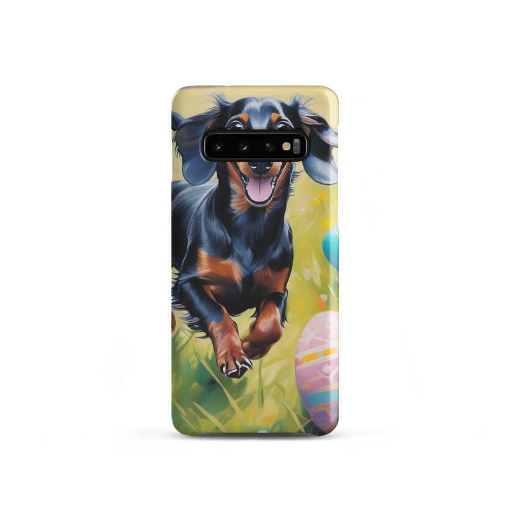 PugMug Custom Black Dachshund Samsung Case