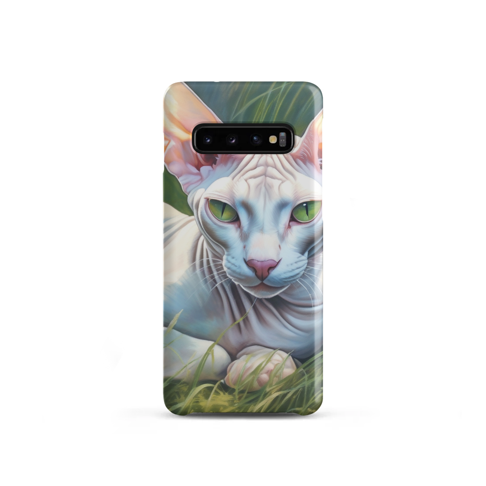 PugMug Custom White Sphynx Cat Samsung Case