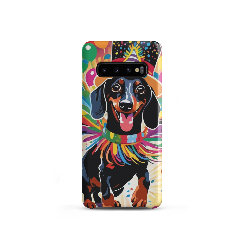 PugMug Custom Black Dachshund Samsung Case