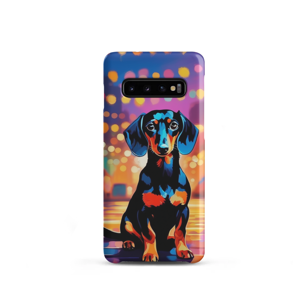 PugMug Custom Black Dachshund Samsung Case