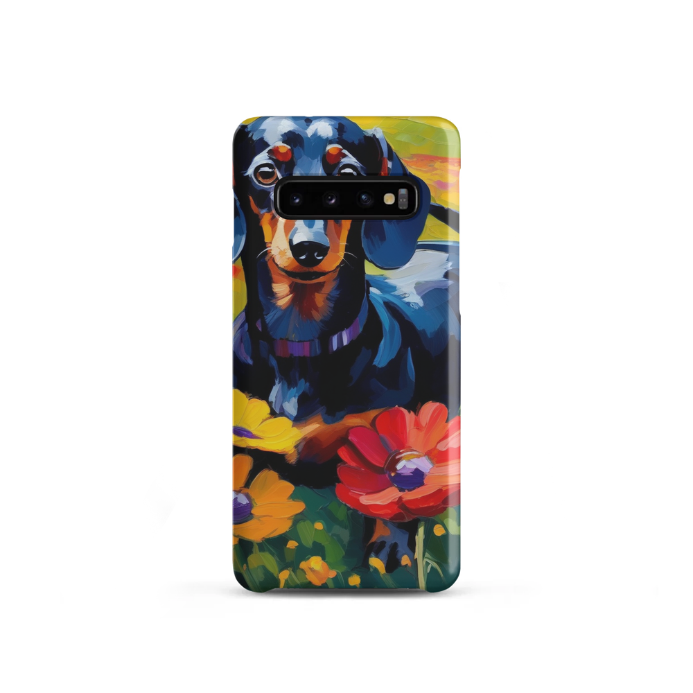 PugMug Custom Black Dachshund Samsung Case