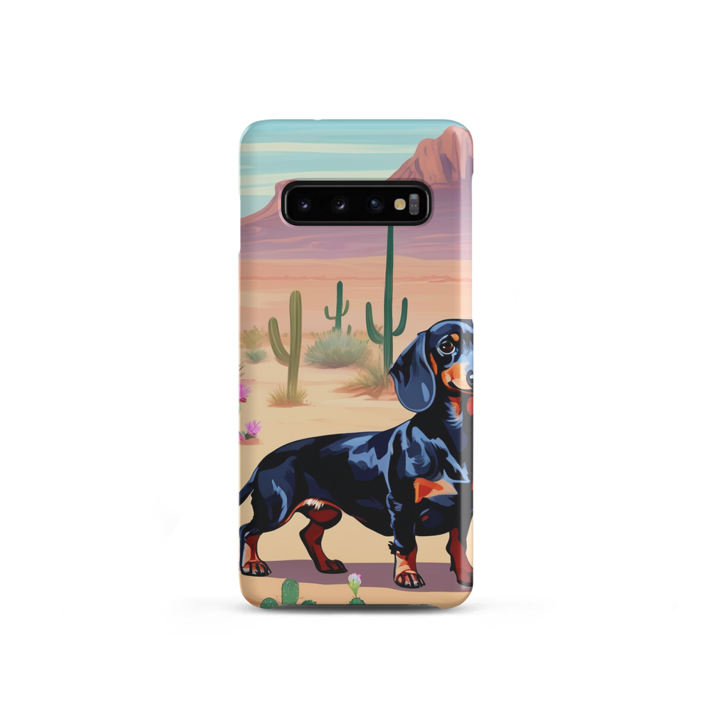 PugMug Custom Black Dachshund Samsung Case